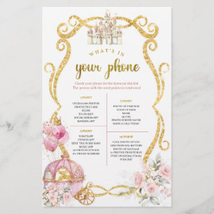 Papier Royal Princess What's In Your Phone Game