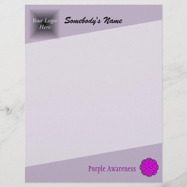 Papier Ruban de fleurs violettes par Kenneth Yoncich (Devant)