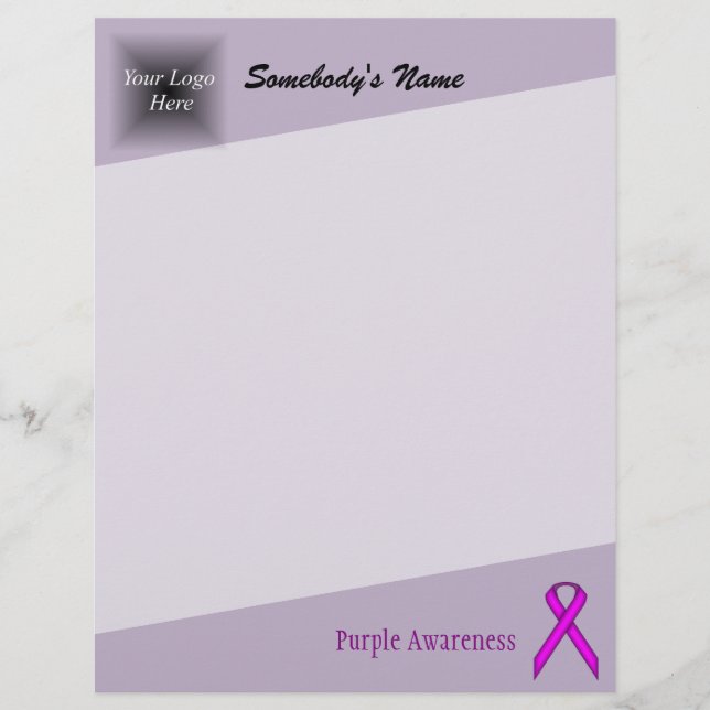 Papier Ruban standard violet par Kenneth Yoncich (Devant)