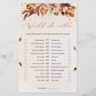 Papier Rustic Fall et Automne Plairait-elle à jouer