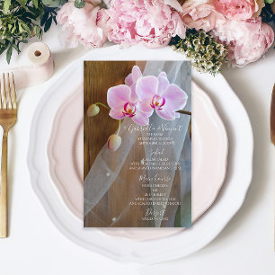 Papier Rustic Orchid Elegance Barn Wedding