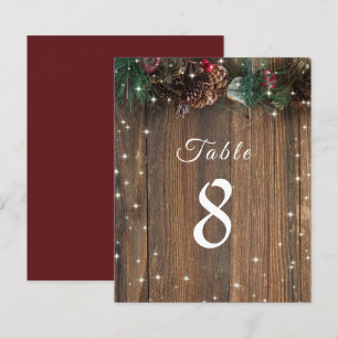 Papier Rustic Wood Country Pine de Noël Garland Étincelle