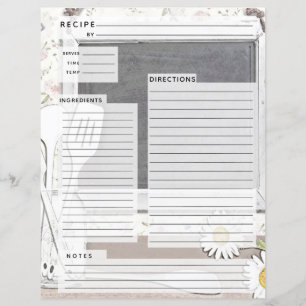 Papier Rustlic Pays Burlap Recette Insertion