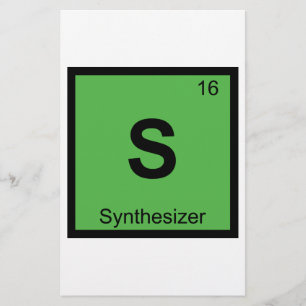 Papier S - Musique de synthétiseur Chimie Tableau périodi