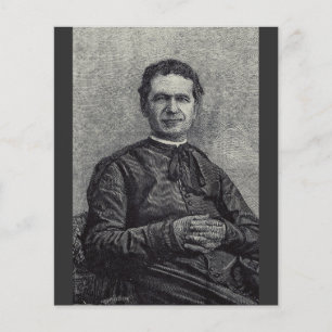 Papier Saint Jean Bosco Patron de la Jeunesse Art Catholi