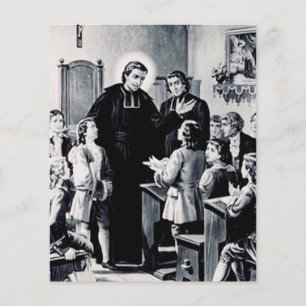 Papier Saint Louis de Montfort prêtre français