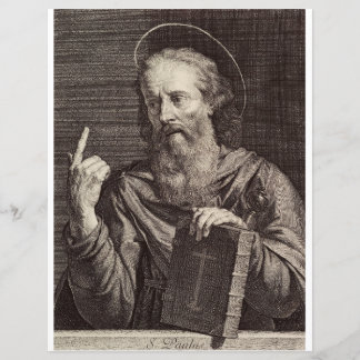 Papier Saint Paul l'Apôtre Saint Patron des Écrivains