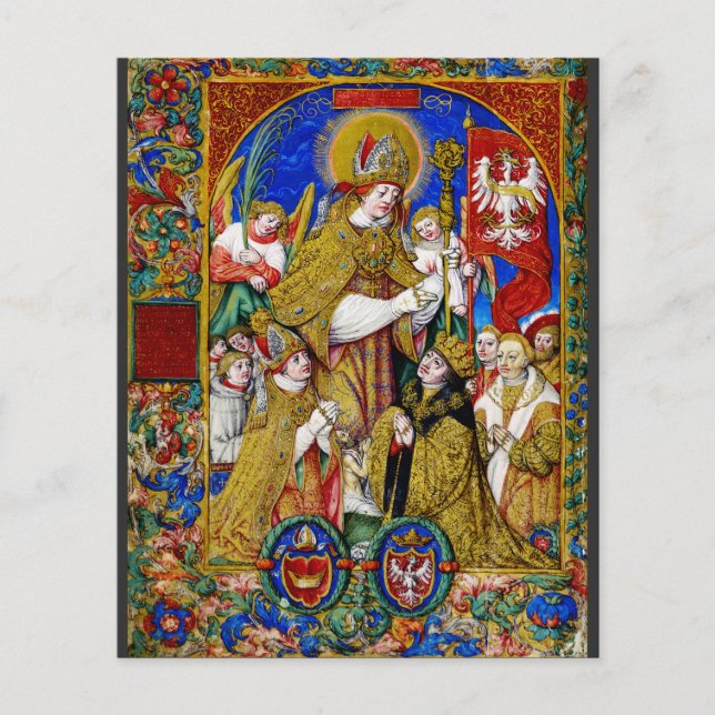 Papier Saint Stanislaus évêque et martyr (Devant)