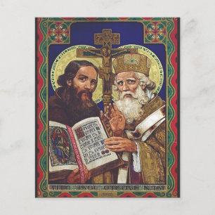 Papier Saints Cyrille et Méthode patrons de l'Europe