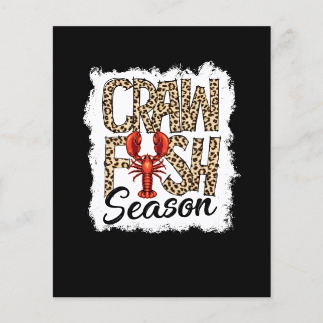 Papier Saison de l'écrevisse blanchie Ébullition de l'écr (Devant)