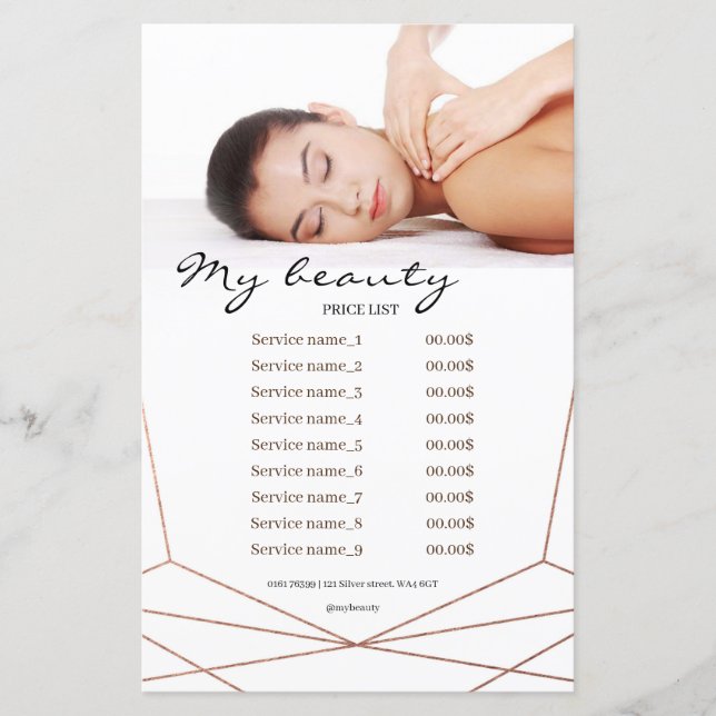 Papier Salon de massage White Arrière - plan & Frame Tari (Devant)