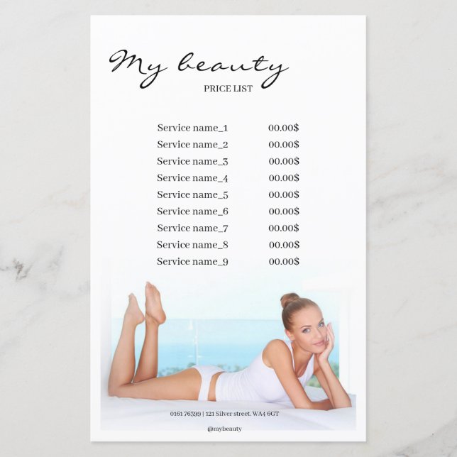 Papier Salon de massage White Arrière - plan & Frame Tari (Devant)