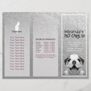 Papier Salon de toilettage pour animaux domestiques Broch