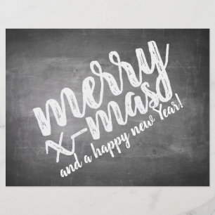 Papier Salutations de Noël sur le tableau de la Marche