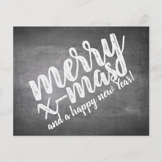 Papier Salutations de Noël sur le tableau de la Marche (Devant)