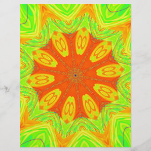 Papier Samba vibrante : Un festival de couleur dans l'art
