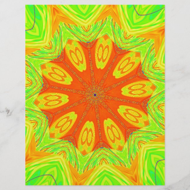 Papier Samba vibrante : Un festival de couleur dans l'art (Devant)