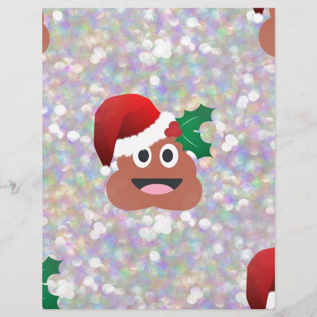 Papier santa claus emoji (Devant)