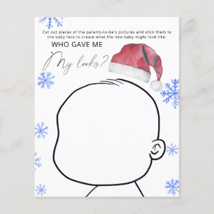 Papier Santa hat - Qui m'a donné mon jeu de look