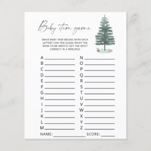 Papier Sapin de Noël - Jeu d'objets pour bébé
