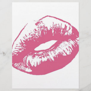 Papier Scellé avec un baiser