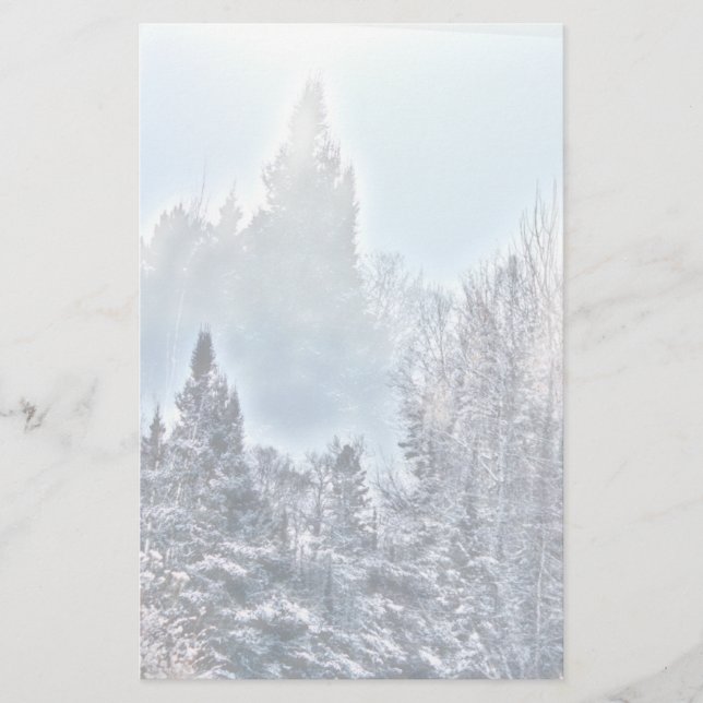 Papier Scène hivernale (Devant)