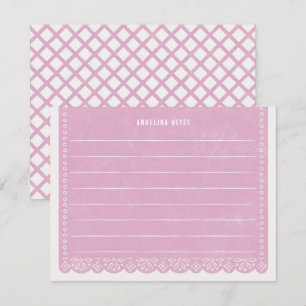 Papier schneiden Banner Stationery - Lilac Einladung