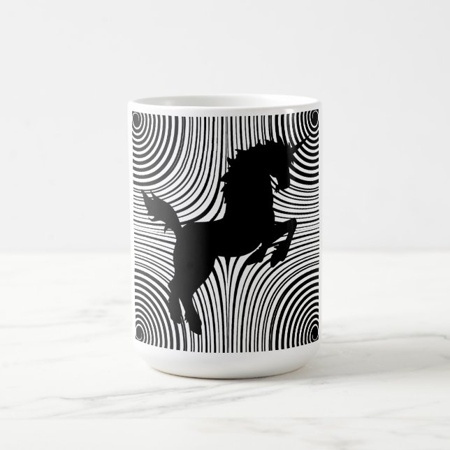 Papier-Schnittunicorn-Tasse Kaffeetasse (Mittel)