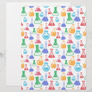 Papier Science / Chimie Motif Cardstock