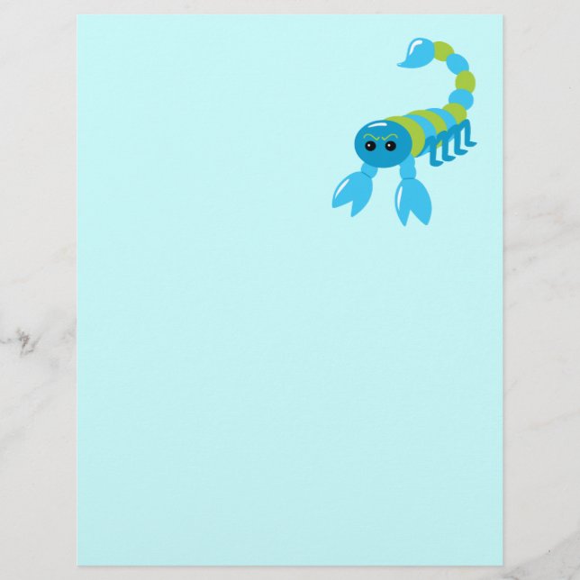 Papier Scorpion (Devant)