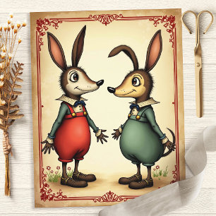 Papier scrapbook Alice Souris Amis Fantaisistes