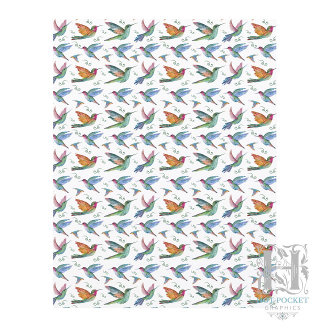 Papier scrapbook de colibris (Créateur téléchargé)