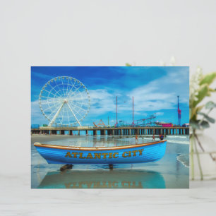 Papier scrapbook de la promenade d'Atlantic City p