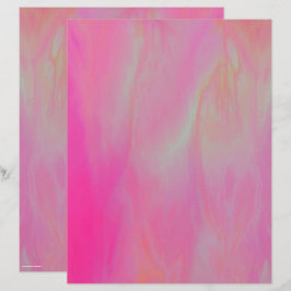 Papier scrapbook Pink Skies recto-verso