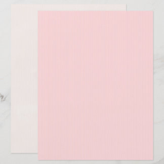 Papier scrapbook rayé rose Coquette vintage