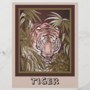 Papier scrapbook Tigre