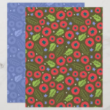 Papier scrapbook Tomate