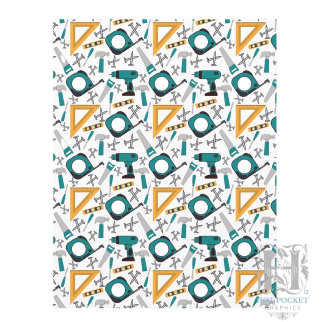 Papier scrapbooking bricoleur en bleu (Créateur téléchargé)