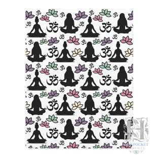 Papier scrapbooking de yoga