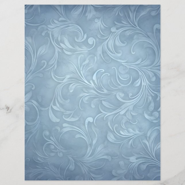 Papier scrapbooking design Swirl élégant (Devant)