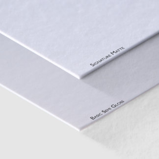 Papier semi-brillant standard pour carte postale