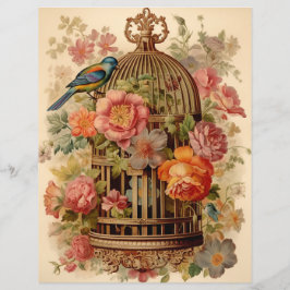 Papier Serenade of Blooms Scrapbook Paper