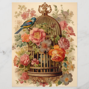 Papier Serenade of Blooms Scrapbook Paper