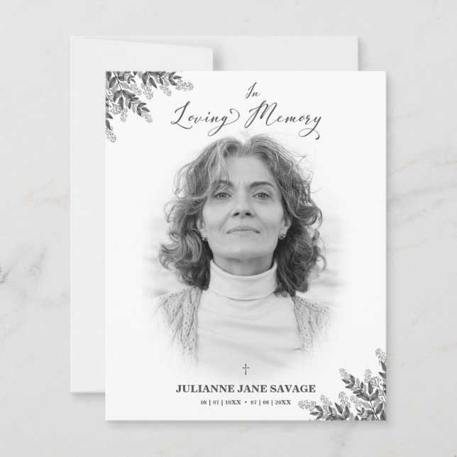 Papier Servicio de records funerarias de fotografías (Devant)