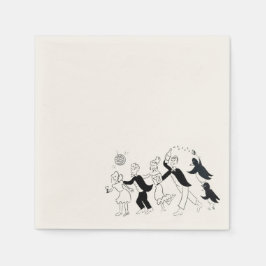 Papier Serviette de cocktail en conga pour la noce