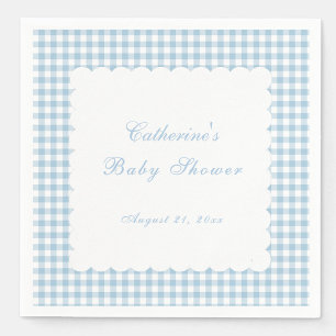 Papier Serviette de douche pour bébé classique en Gingham