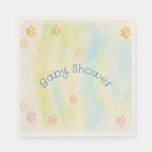 Papier-Serviette für Baby-Party - Welpen-Thema Serviette