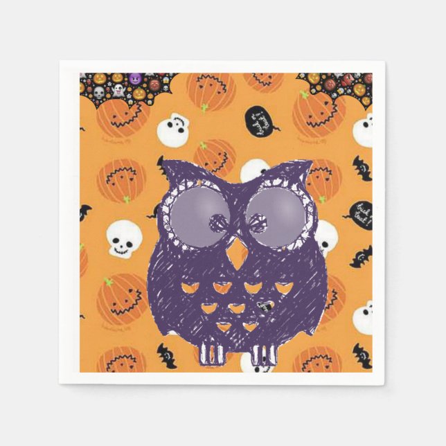 Papier Servietten Halloween (Vorderseite)