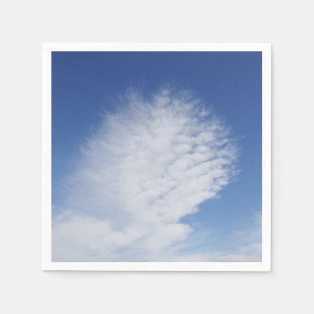 Papier Servietten schöne Wolken (Vorderseite)