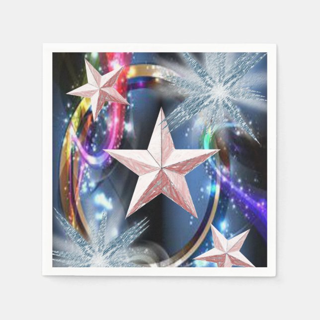 Papier-Servietten Star Serviette (Vorderseite)